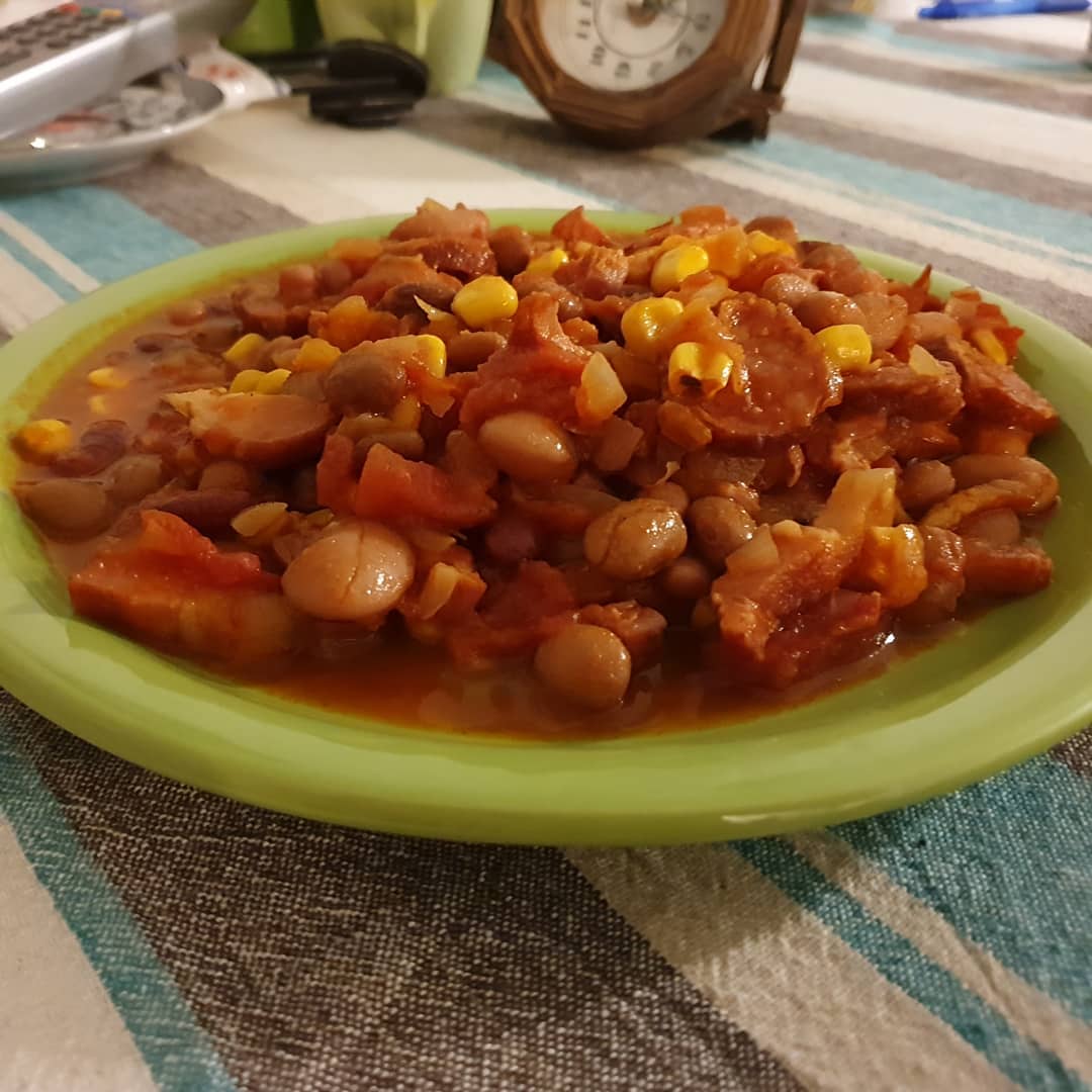 Had a fun evening making some comfort food. Beans, chickpeas,